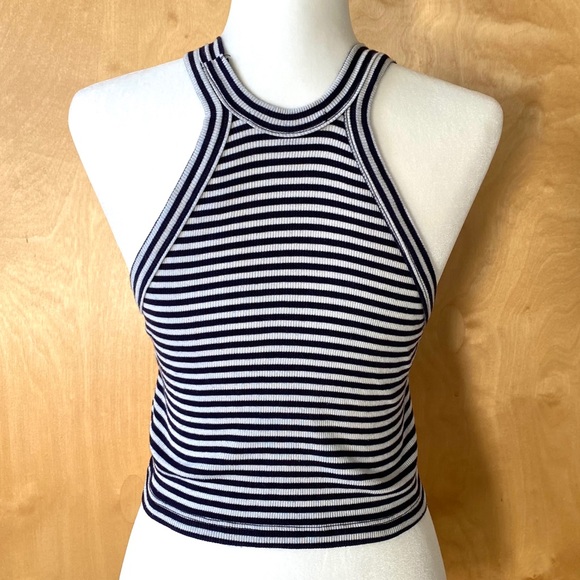 Urban Outfitters Striped Cropped Tank Top - Picture 4 of 6